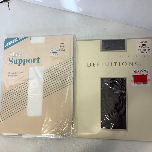 New Vintage Lot of 19 Evan-Picone Aafes Various Brands Colors Sizes Pantyhose - Picture 5 of 16